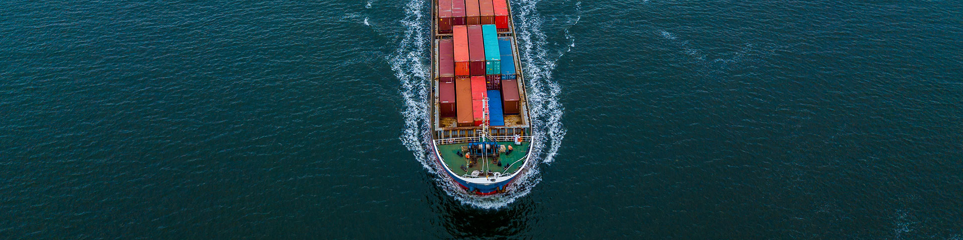 Fachtschiff symbolisiert das Thema Außenwirtschaft